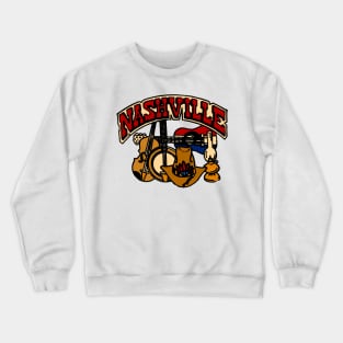 Vintage Style Nashville Crewneck Sweatshirt